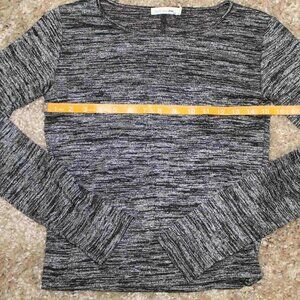 Rag & Bone Jeans Heathered Gray Long Sleeve Crew Neck - Size M